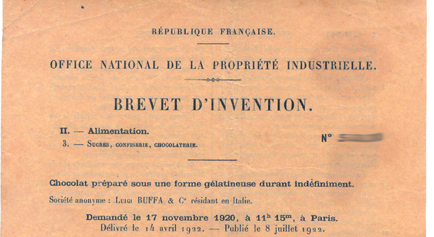 Buffa brevetto francese