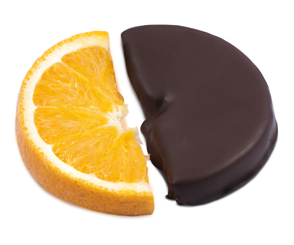 Arancio a fette fondente